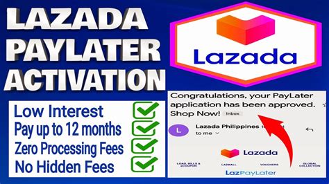 Lazada PayLater: Activation, Requirements & Fees .